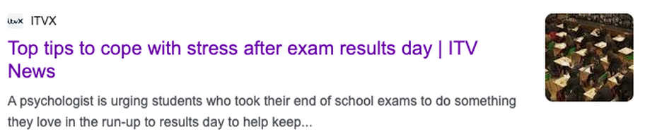 ITVX Top tips to cope with stress after exam results day | ITV News A psychologist is urging students who took their end of school exams to do something they love in the run-up to results day to help keep...