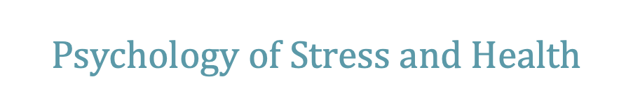Psychology of Stress and Health
